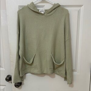 For The Republic Sage Green Hoodie sweater size small
